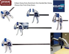 Eclipse Heavy Duty Aluminium One Handed Bar Clamp, Choose Size From Drop Down