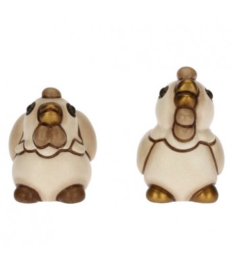 Gallo e gallina Thun Presepe Classico S3326A91