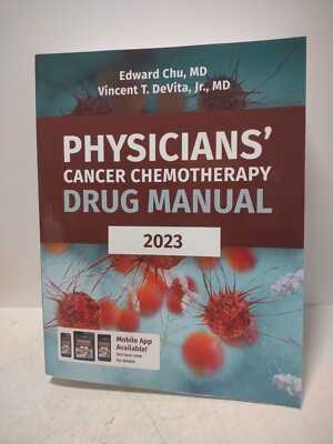 Physicians' Cancer Chemotherapy Manual by Chu & DeVita Paperback Very Good