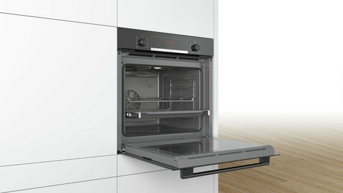 Gas Herd Bosch Herdset Autark Elektro Backofen Schwarz GAS Glaskeramik Kochfeld - Bild 3 von 10