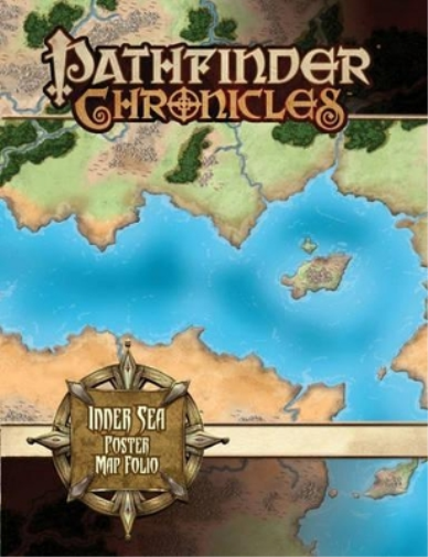 Rob Lazzaretti Pathfinder Chronicles: Inner Sea Poster Map Folio (Tascabile)