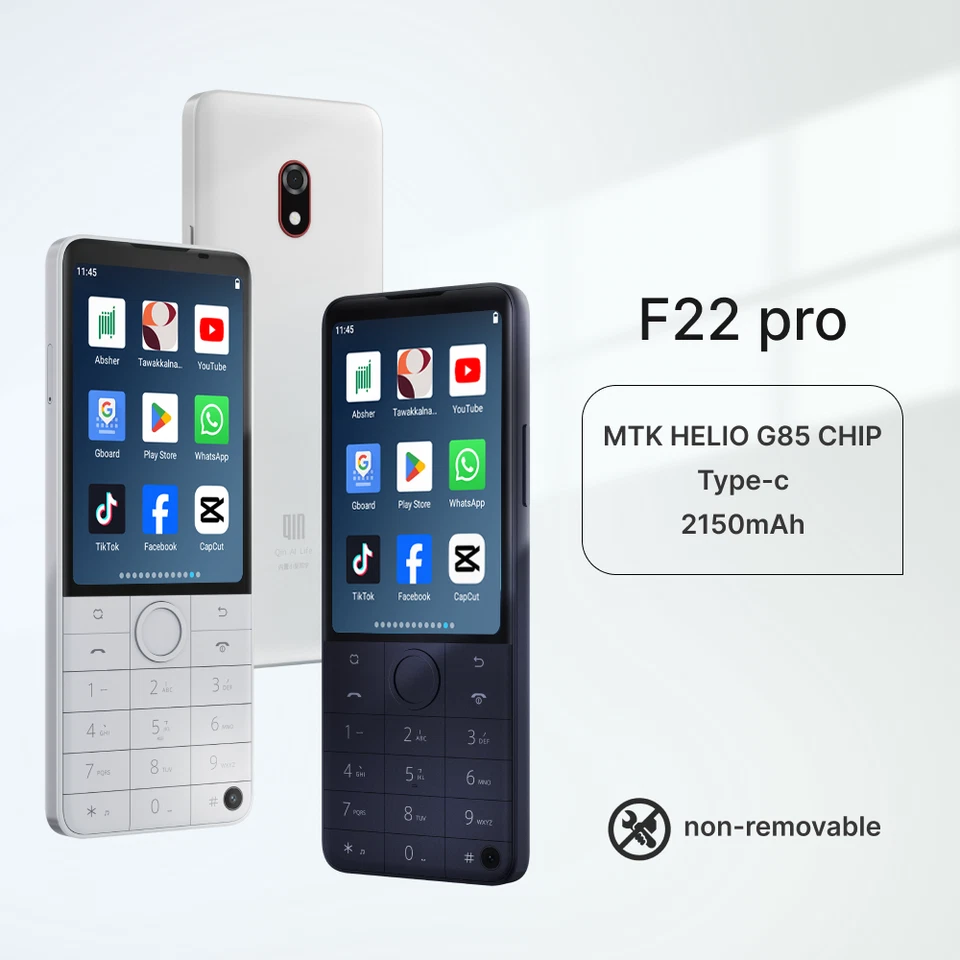 Qin F22 pro 4G mobile 4GB+64GB Touch screen button mobile WIFI GPS Bluetooth - Image 4 of 4