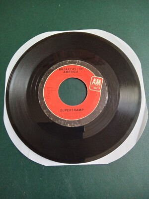 1980 Supertramp LIVE Breakfast in America/You Started Laughing 45 rpm 7'' Single