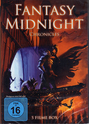 Fantasy Midnight Chronicles (2013) - 2 DVD´s - 5 Filme - neu & ovp