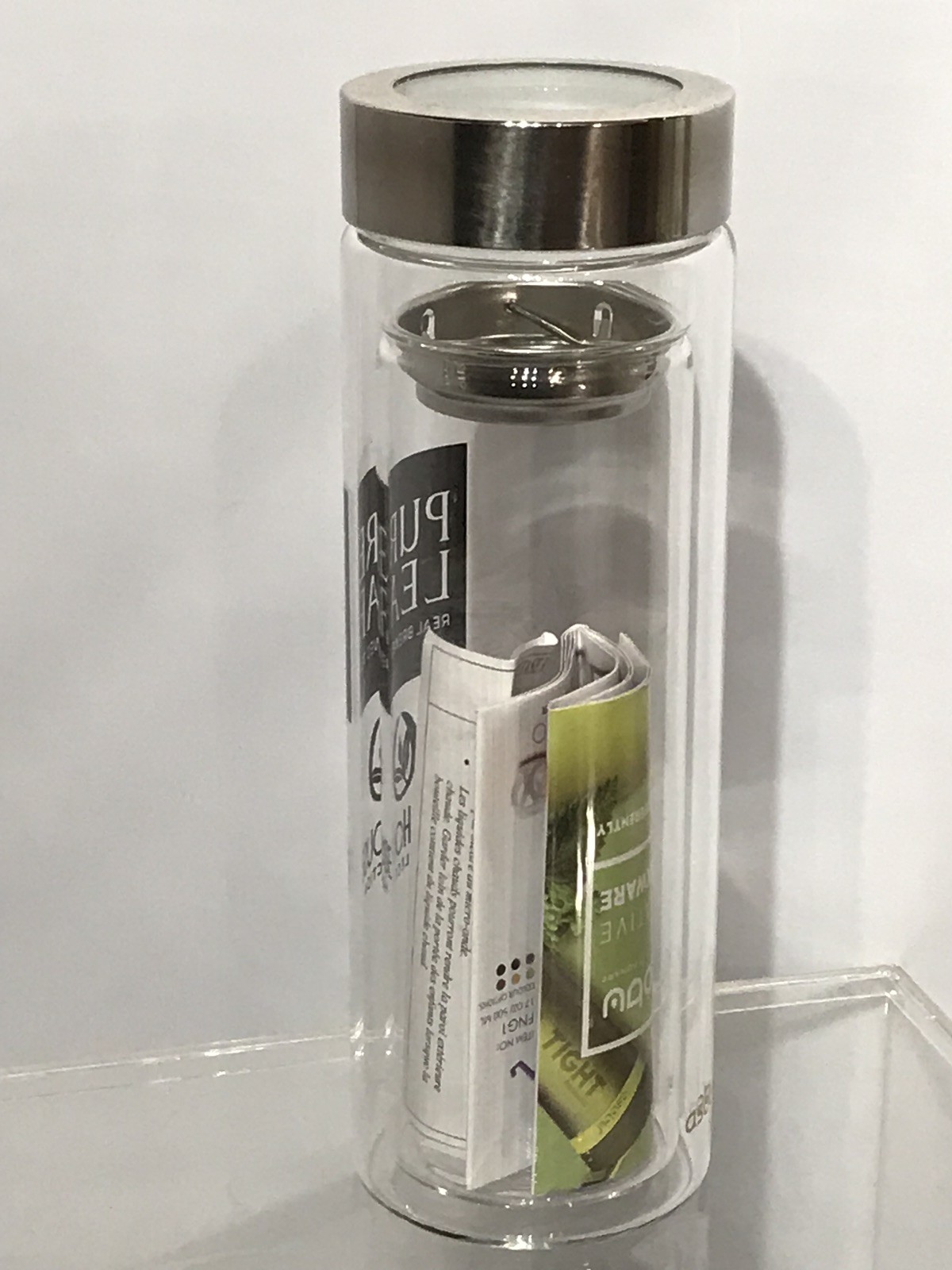 ASOBU Infuser Tea House Collection Glass Bottle Double Wall Travel