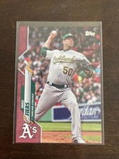 2020 Topps Series 1 MIKE FIERS Mother's Day Pink Parallel 32/50 Athletics