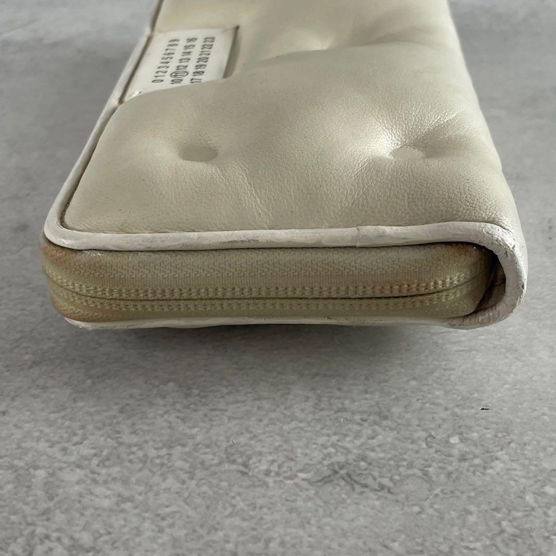 Maison Margiela Glam Slam White Embossed Long Wallet Leather Maison Margiela Glam Slam White Embossed Long Wallet Leather
