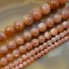 Natural SunStone Gemstone Round Loose Beads 15.5" 4mm 6mm 8mm 10mm 12mm
