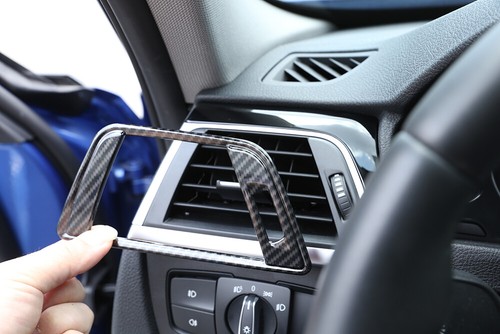 Carbon Fiber ABS Side Air Vent Outlet Cover For BMW 3 4 Series F30 F34 F36 13-19 - Picture 4 of 12