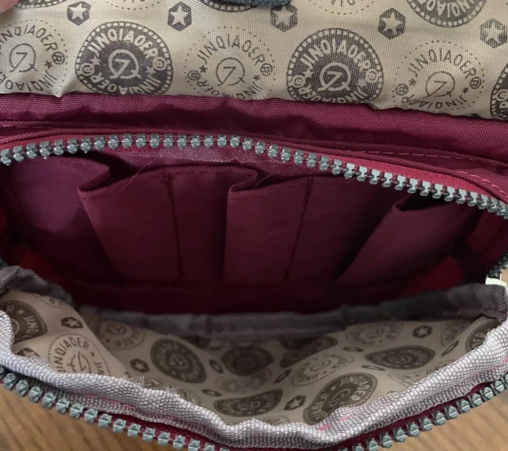 JINQIAOER Magenta Crossbody Nylon Bag, Adjustable Strap | eBay JINQIAOER Magenta Crossbody Nylon Bag, Adjustable Strap | eBay