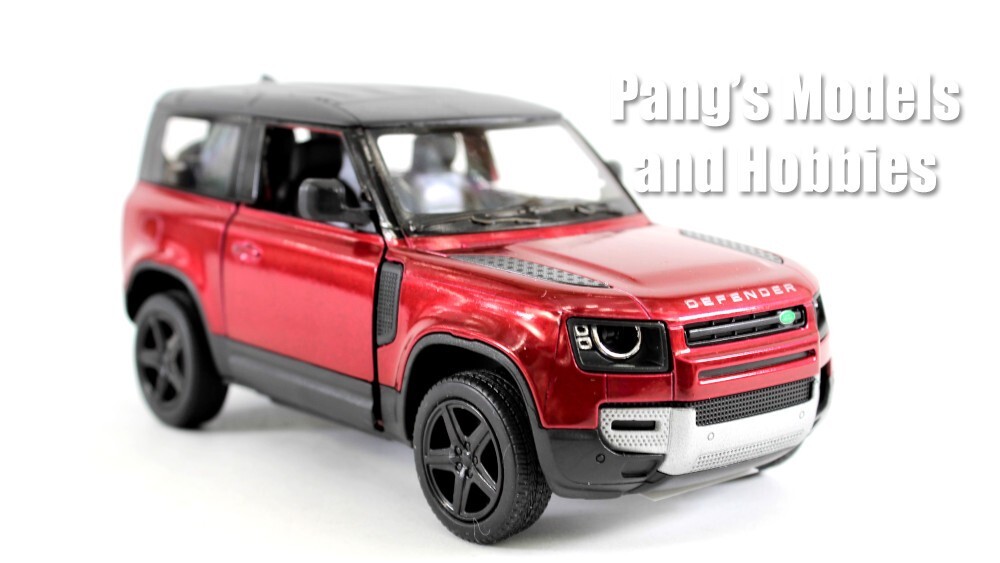 5 Inch 2020 Land Rover Defender 90 1/36 Scale Diecast Model - RED
