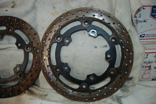 2007 SUZUKI SV650S FRONT BRAKE ROTORS. 1 PAIR - Picture 6 of 6