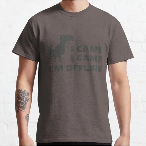 DinoChrome T-Rex Funny Cartoon T-Shirt for Men - Bild 5 von 16