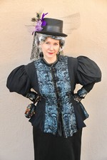 Women Steampunk Victorian Costume Outfit Sz XL 1X Hat Jacket Wig Civil War