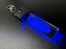 Ford Logo LED Light Keyring / Keychain -7 Colour LED - Car Logo - Badge - Emblem