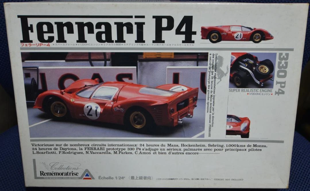 特価 Q-MODEL (1/24) フェラーリ 330TR Ferrari 330 P4 In 1/24 Scale Sports Car Toy Models & Kits for sale