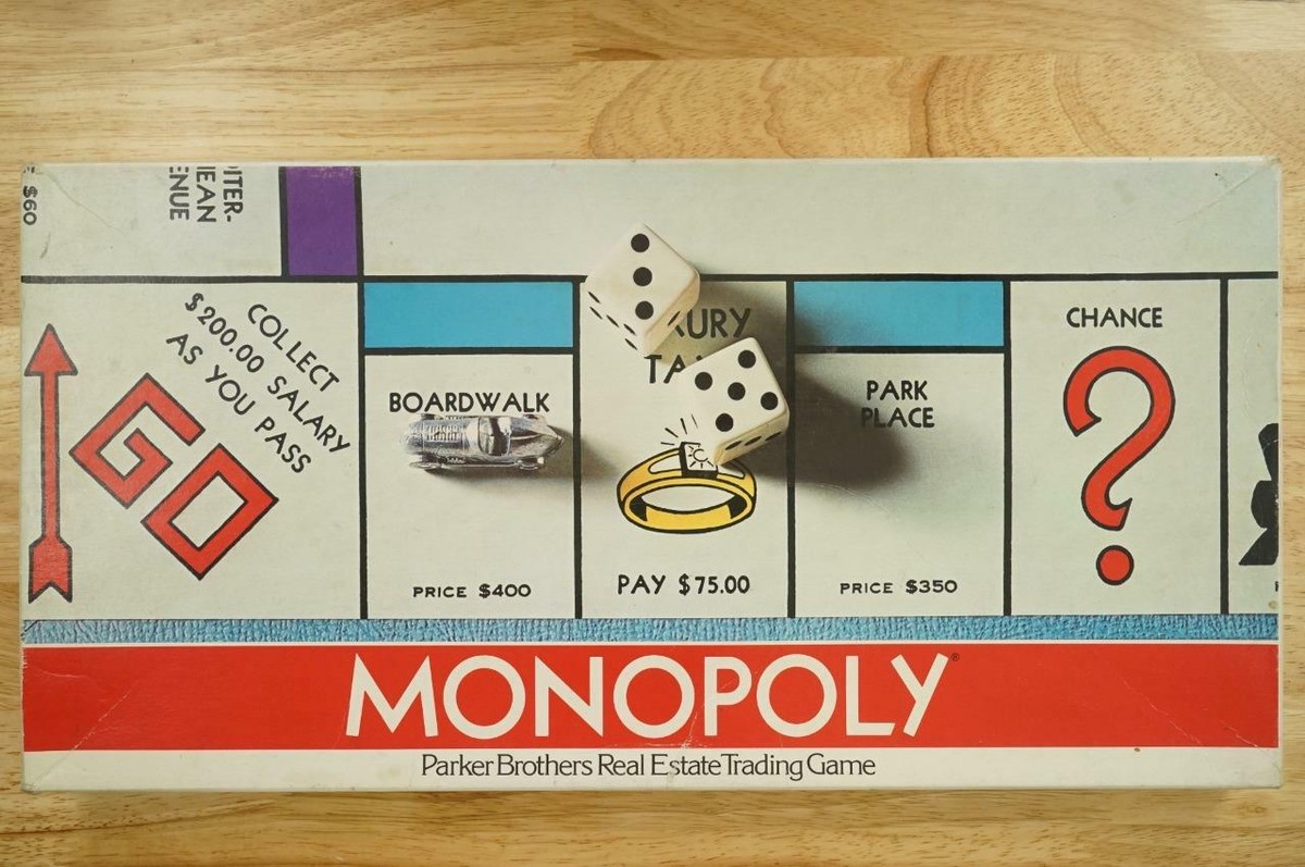 Vintage Toy Monopoly Real Estate Trading Board Game 1978 Edition
