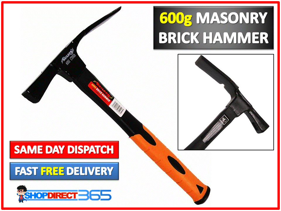 21OZ 600g All Steel Shaft Handle Brick Masonry Layer Laying Chipping Hammer