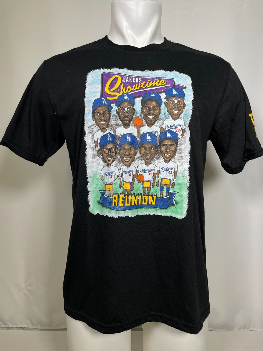 ロサンゼルス・レイカーズ　ドジャース Showtime Reunion Tシャツ 新品同様 ロサンゼルス・レイカーズ ドジャース Showtime