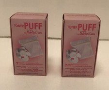 MakeUp Eraser - Toner Puffs 7 reusable non-absorbent PUFFs LOT OF 2