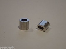 25 PICTURE CABLE SLEEVES 1.5 mm DIAMETER - 25 PICTURE WIRE SLEEVES  SAMPLES