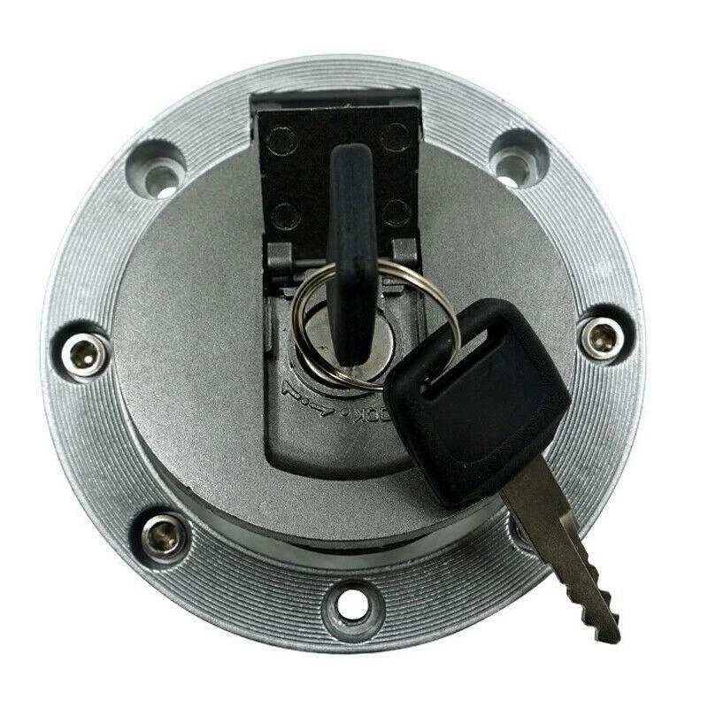 Tapa de Gas Universal Scooter Moto Modificada Tanque de Combustible Cubierta Bloqueo con 2 Llaves Foto 4 de 4