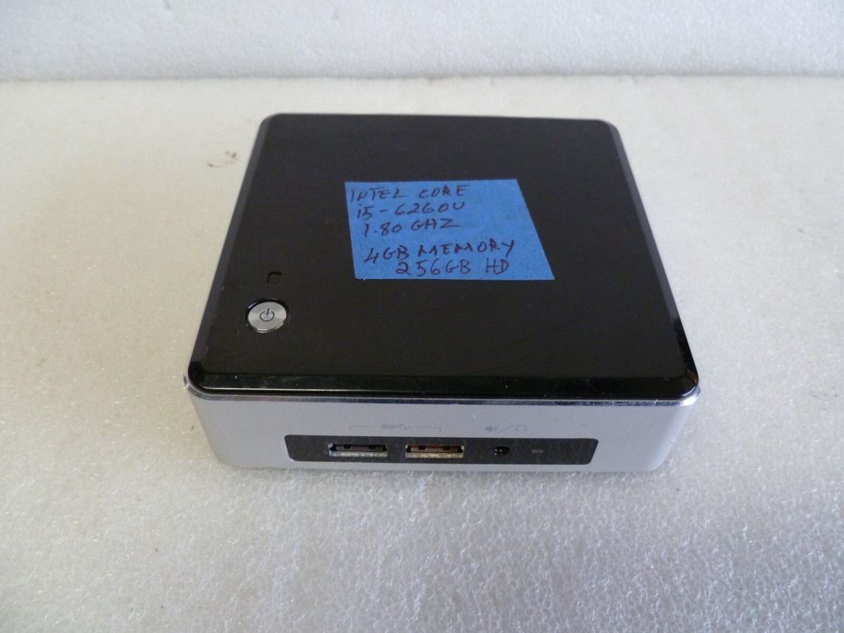 Intel NUC NUC6i5SYK Core i5-6260U 1.80Ghz 4GB RAM 256GB SSD Intel NUC NUC6i5SYK Core i5-6260U 1.80Ghz 4GB RAM 256GB SSD