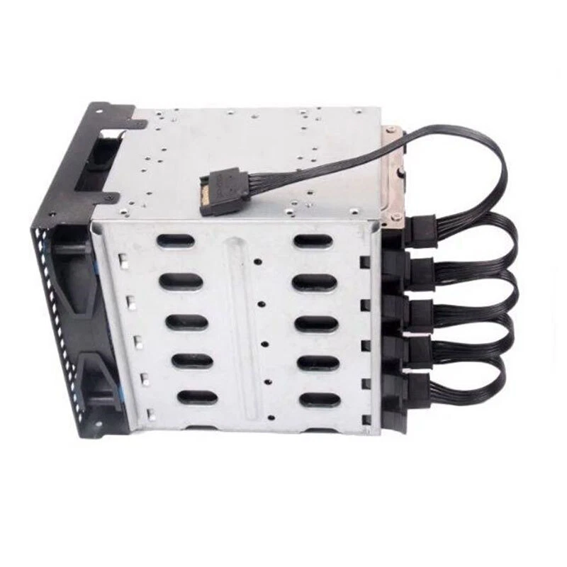 SATA 1 to 5 Power Splitter Cable 15pin Extension Wire SSD HDD Drive Adapter Lead - Image 2 of 4