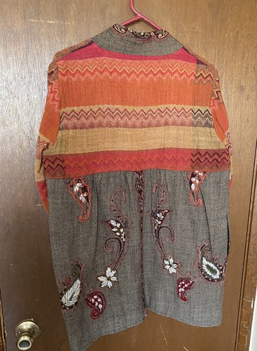 Soft Surroundings Women’s Multicolor Floral Cardigan Kimono Size M - Picture 2 of 5