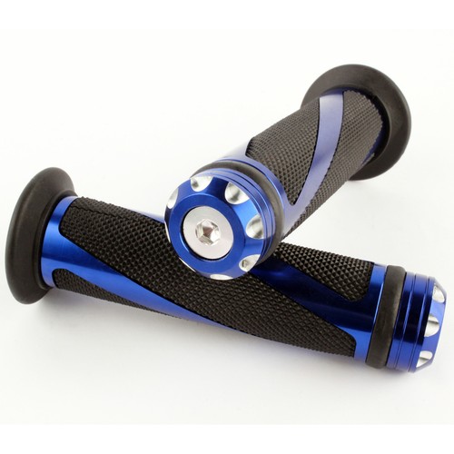 Motorcycle Rubber Gel Hand Grips 7/8" Handle Bar End Cap Plug For Kawasaki Z125 - Picture 24 of 42