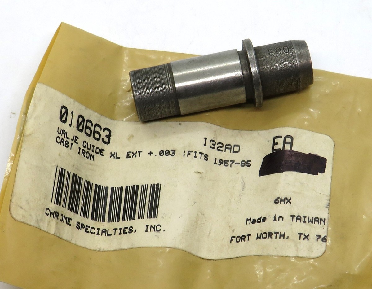 010663 Chrome Specialties Cast Iron Exhaust Valve Guide +.003 for