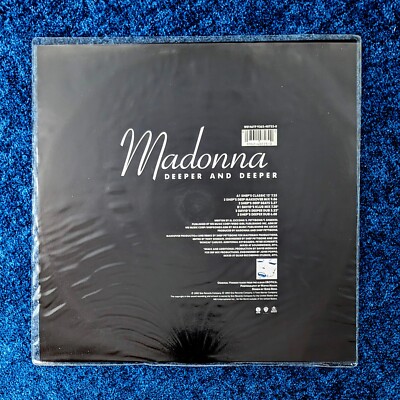 MADONNA DEEPER AND DEEPER 12'' VINYL PICTURE DISC LP Erotica Promo