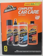 NEW in box 5-Piece ARMOR ALL Complete Car Care CLEANING DETAILING Kit GIFT PACK