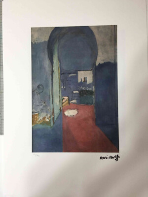 Henri Matisse Lithography off set cm 50x70 signing on plate with certificate