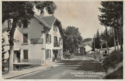 VALLORBES la frontière douanes françaises