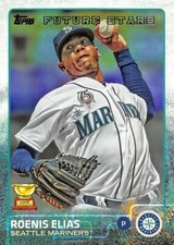 2015 Topps Future Stars #634 Roenis Elias All Star Rookie 🏆 Mariners 🔥⚾🔥