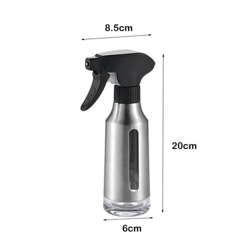 Oil Spray Bottle Stainless Steel Body Leakproof Oil Sprayer Kitchen Oil Spritzer - Picture 4 of 16