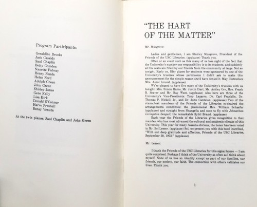 Friends of the USC LIbraries: Four Programs 1973-1983 - Picture 5 of 7
