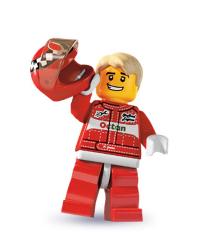 LEGO 8803 Series 3 Collectibles Minifigure RACE CAR DRIVER