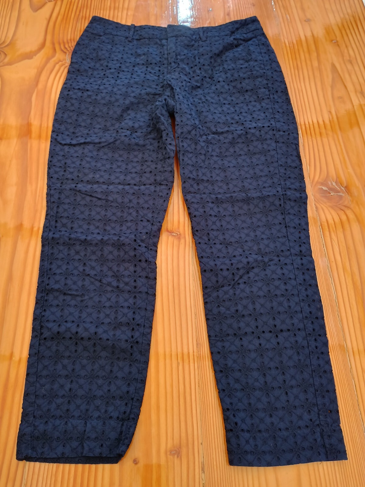 Merona blue classic flat front Pants Size 6