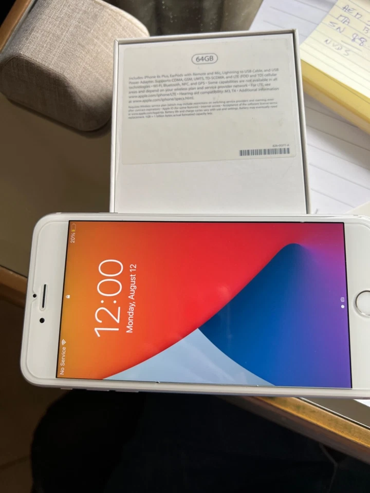 iPhone 6s plus: operador ATT Foto 2 de 3