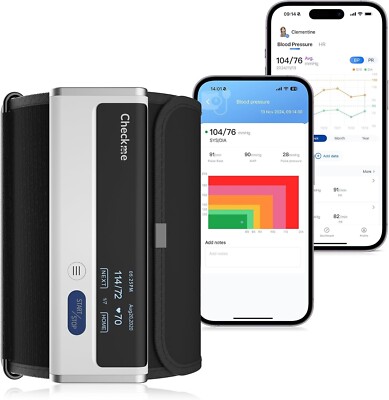 Checkme BP2A Blood Pressure Machine , Bluetooth, Rechargeable BP Readings in 30s