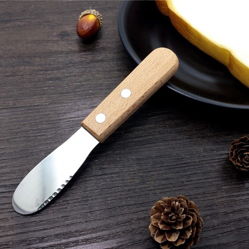 2 Butter Knife Spreader Cheese Slicer Sandwich Cream Spatula Desert Tool Cutlery - Picture 2 of 13