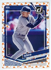 Ichiro Suzuki 2023 Panini Donruss Baseball On Fire Parallel #72/75