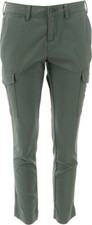 Lands' End Women's Mid Rise Cargo Chino Pant Dark Balsam 10 NWOT 970 