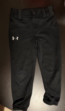 Under Armour Boys Baseball Pants Size 4 Black. Youth
