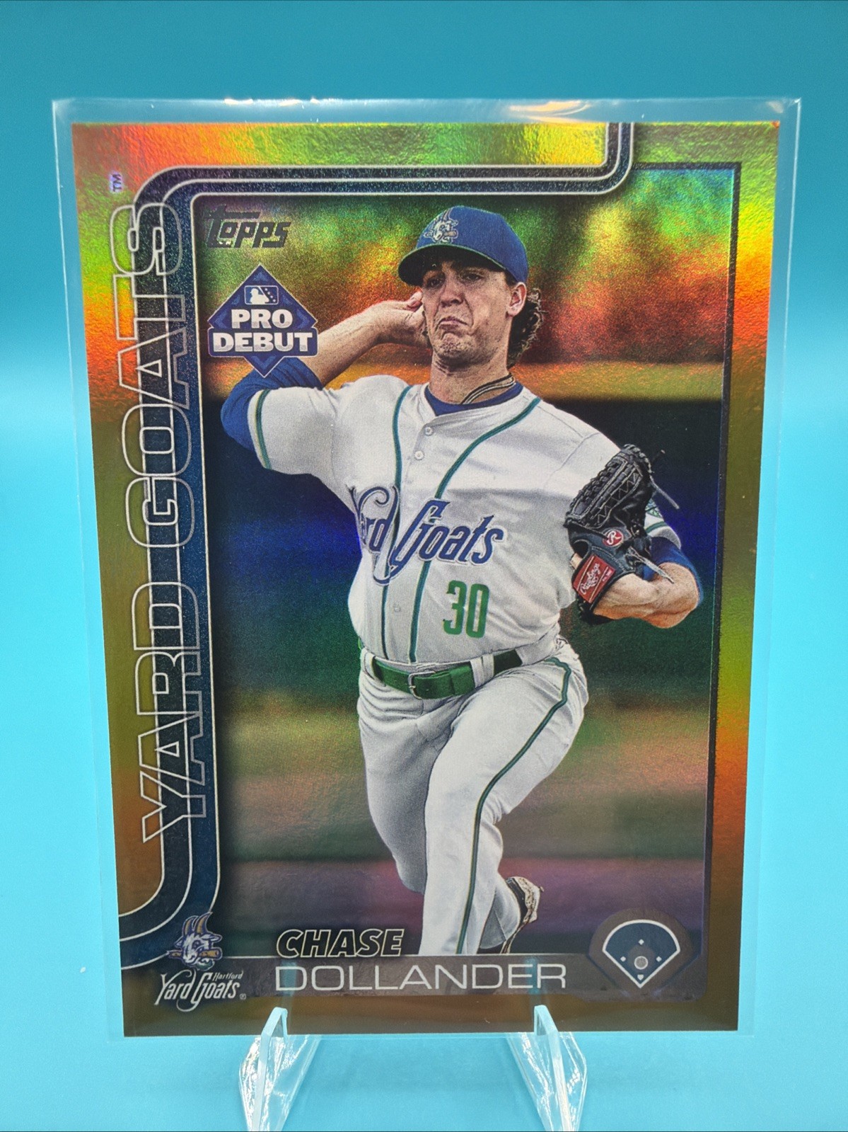 2025 Topps Pro Debut - Chrome Chase Dollander #PDC-50 Gold Refractor /50 (RC)