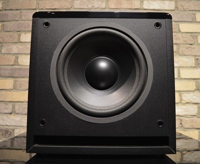 Velodyne DPS-10 Compact 185 Watt Powered Subwoofer - Front Firing, Piano Black