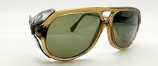 Vintage S.T. Industrial Safety Brown Gray Translucent Sunglasses FRAMES ONLY