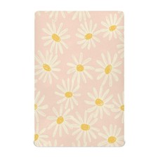Fitted Crib Sheet for Boys Girls, Daisy Pattern Jersey Knit Baby Standard and...